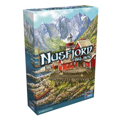 Asmodee Spiel Nusfjord Big Box | ab 12 Jahren | 1 bis 5 Spieler | 20 Minuten