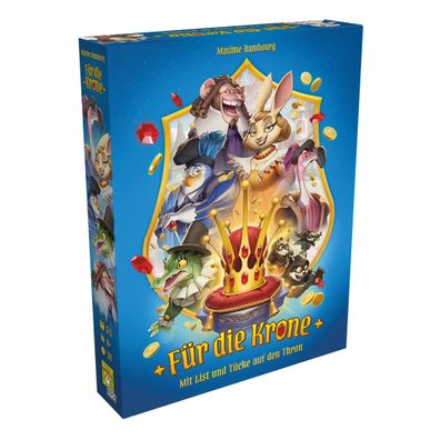 Asmodee Spiel Für die Krone | ab 8 Jahren | 3 bis 5 Spieler | 30 Minuten