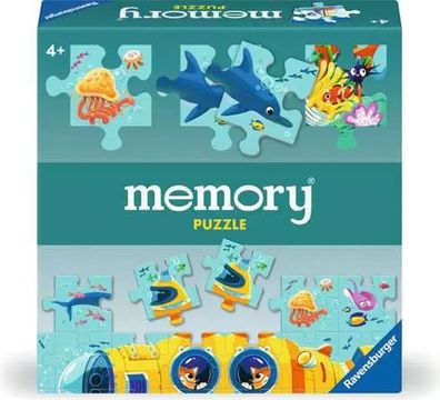 Ravensburger Memory Puzzle Meer | ab 4 Jahren | 15-20 minuten | 2 - 4 Spieler