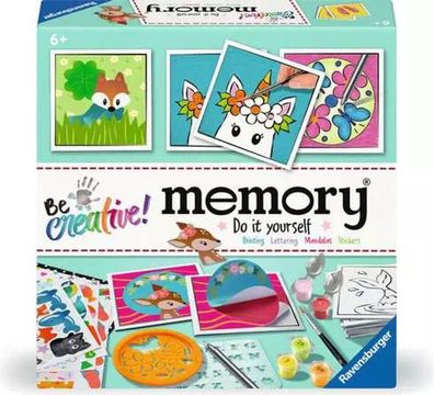 Ravensburger Midi - memory Bastelset DIY - Kinderspiel ab 6 Jahren