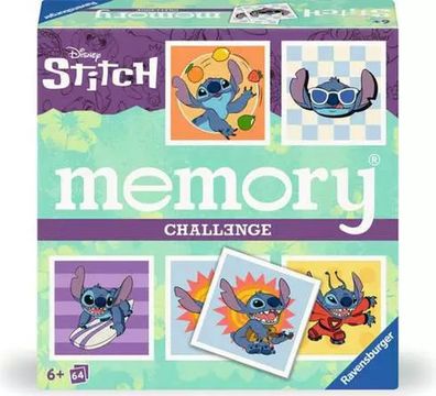 Ravensburger Memory Disney Stitch Challenge | ab 6 Jahren | 2 - 8 Spieler
