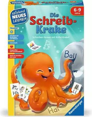 Ravensburger Spiel Die Schreib-Krake | ab 6 Jahren | 1 - 4 Spieler