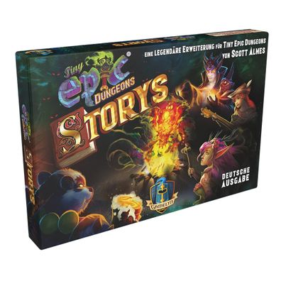 Asmodee Spiel Tiny Epic Dungeons - Storys | ab 14 Jahren | 1 bis 4 Spieler