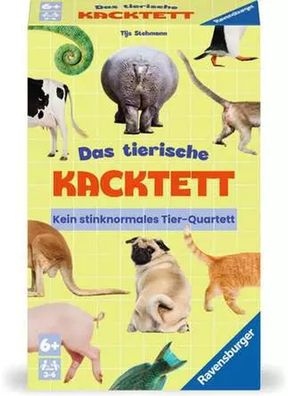 Ravensburger Mitbringspiel Das tierische Kacktett | ab 6 Jahren | 3 - 6 Spieler