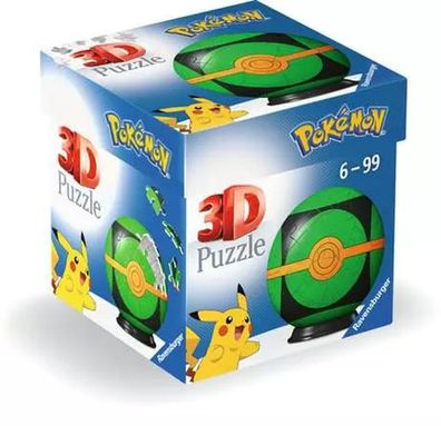Ravensburger Spiele Puzzle-Ball 3D Pokémon Finsterball | ab 6 Jahren | 54 Teile