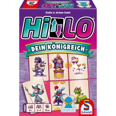 Schmidt Spiele Spiel HiLo Dein Königreich | ca. 10 bis 15 min | ab 6 Jahren