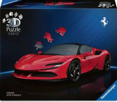 Ravensburger Spiele 3D Puzzle Iconics: Ferrari SF90 | ab 8 Jahren | 108 Teile