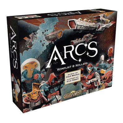 Asmodee Brettspiel Arcs | ab 14 Jahren | 2 bis 4 Spieler | 60 bis 120 Minuten