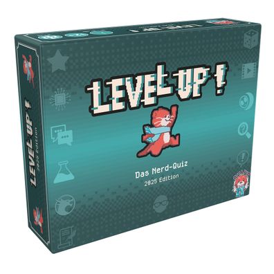 Asmodee Spiel Level Up! Das Nerd-Quiz | ab 12 Jahren | 3-40 Spieler