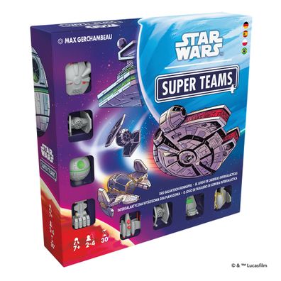 Asmodee Spiel Star Wars Super Teams | ab 7 Jahren | 2-4 Spieler | 30+ Minuten
