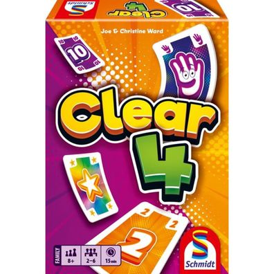 Schmidt Spiele Spiel Clear 4 | ca. 10 bis 15 min | ab 8 Jahren
