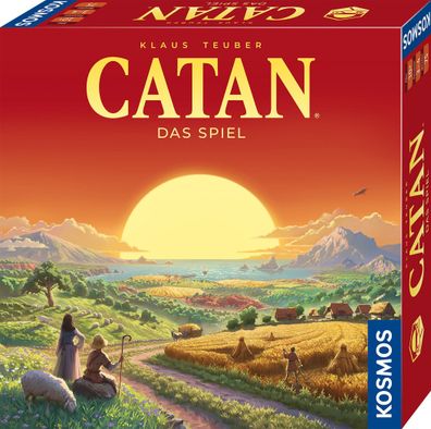 Kosmos Spiel CATAN das Spiel 2025 | ab 10 Jahren | 75 Minuten | 3–4 Spieler