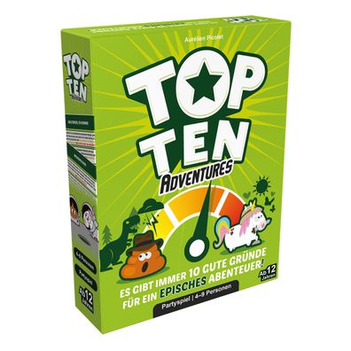 Asmodee Top Ten Adventures | ab 12 Jahren | 30+ Minuten | 4-9 Spieler