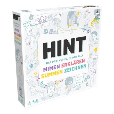 Asmodee Spiel HINT | ab 15 Jahren | 30+ Minuten | 4+ Spieler