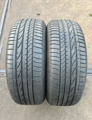 2x Sommerreifen 235/55 R19 101V Bridgestone Dueler H/P Sport RFT MOE DOT20 6,4-6,9mm