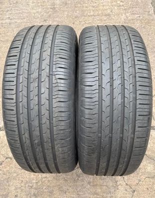 2x Sommerreifen 225/55 R17 97W Continental Eco Contact 6 * DOT19 5,9-6,3mm