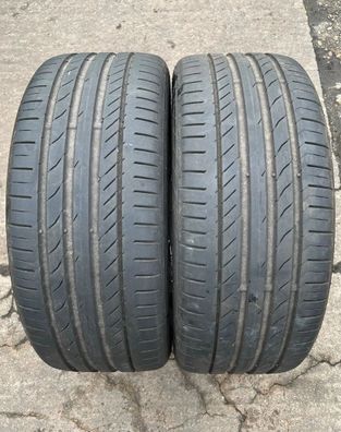 2x Sommerreifen 225/40 R18 92Y XL Continental Conti Sport Contact 5 AO1 DOT19 6mm