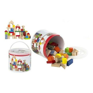 Dose mit Bauklötzen Color Baby Woomax (50 pcs)