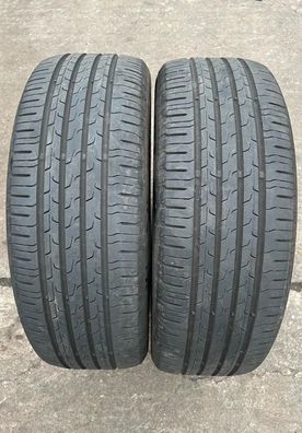 2x Sommerreifen 195/55 R16 87H Continental Eco Contact 6 DOT20 4,9-5,7mm