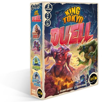 Hutter Spiel King of Tokyo Duell | ab 8 Jahren | 20 Minuten | 2 Personen
