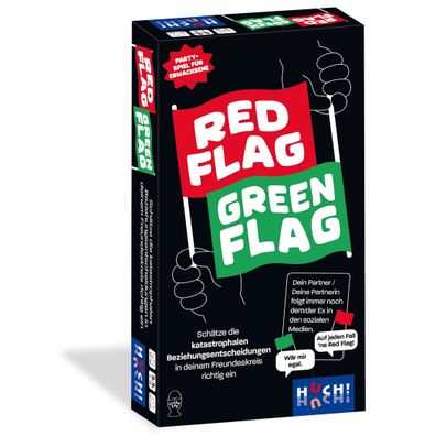 Hutter Spiel Red flag green flag | ab 17 Jahren | 20 Minuten | 2 - 10 Personen