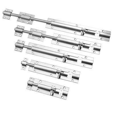 Edelstahl Türriegel Schubriegel Türbeschlag Riegel Schloss 6 Größen Auswahl