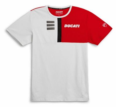 DUCATI Explorer Herren T-Shirt kurzarm rot weiß 98771141