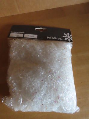 Dekoration Dekoschnee in weiß (Original Verpackt)