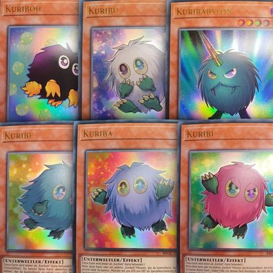 Yugioh Kuriboh Set Ultra Rare deutsch Kuriboh Kuriba Kuribi Kuriba Kuribe Kuribabylon