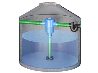 Betonzisterne Big Blue bis 627m² Dachfläche - bundesweit