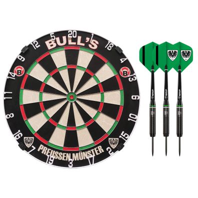 BULL'S Preußen Münster Dartboard Set / 1 Stck