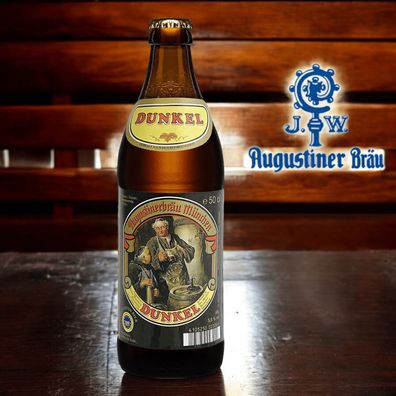 Augustiner München Dunkel 0,5l- Bayrisch Dunkel mit 12 x 5,5% Vol