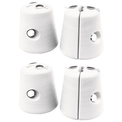 2 x Pavillon St?nder Base Farbe: Wei? 2 St?ck