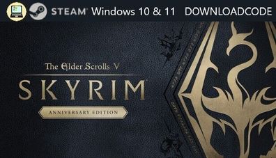 NEU PC Spiel The Elder Scrolls V Skyrim Anniversary Edt. für Windows 10 11 STEAM