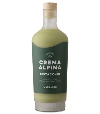 Marzadro Crema Alpina Pistacchio Pistazienlikör (17 % Vol., 0,7 Liter)