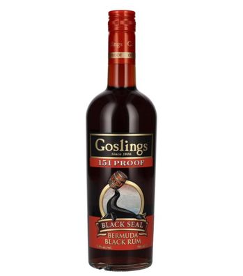 Goslings Black Seal Rum 151 Proof (75,5 % vol, 0,7 Liter)