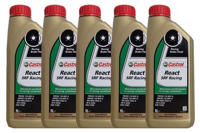 Castrol React SRF Racing ISO 4925 Class 4 SAE J 1703 5x1 Liter