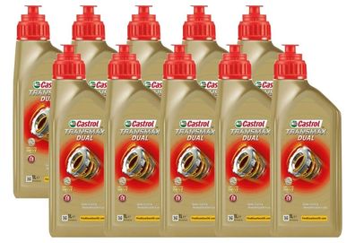 Castrol Transmax Dual 10x1 Liter Doppelkupplungsgetriebeöl DSG