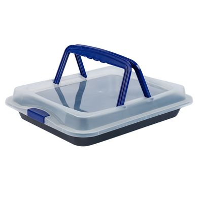 Axentia Back-/Auflaufform mit Deckel Kuchenblech 253808