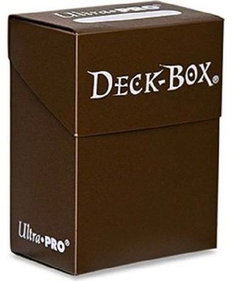 Ultra Pro Deck Box Solid Braun