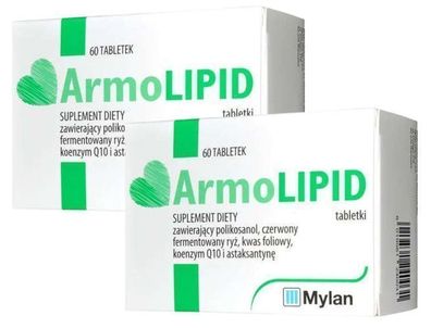 Armolipid Cholesterol Herz Saubere Cholesterinspiegel 60 Tabletten x2