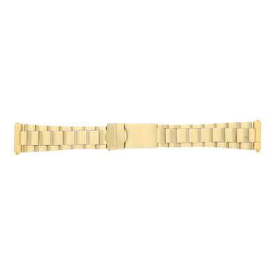 JuwelmaLux Uhrenband Herren mattiert PVD Beschichtet JL30-10-5091