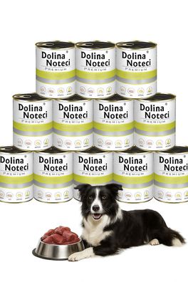 DOLINA NOTECI Premium 12x800G Nassfutter Gans mit Kartoffeln adulte Hunde