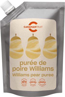 Caramanfruit Williams Christ Birne Püree 1kg Frucht-Püree aus pürierten Birnen