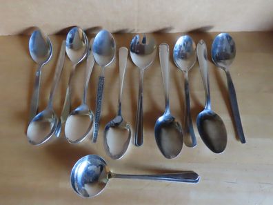 verschiedene Löffel Servierlöffel Speiselöffel unterschiedliche Anbieter 12St