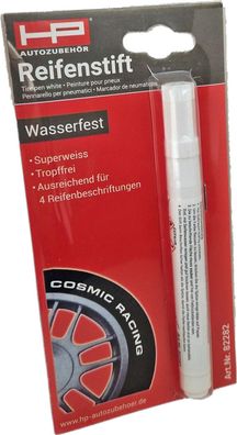Reifenstift Reifenmarkierer superweiss wasserfest tropffrei HP Autozubehör 82282