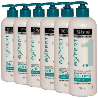 6x TRESemme Beauty-Full Volume Pre-Wash Conditioner - 500ml