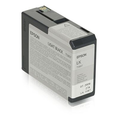 EPSON T5807 light schwarz Tintenpatrone