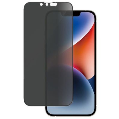Ultra Wide Fit Privacy Bildschirmschutz (transparent, iPhone 14, 13, 13 Pro)
