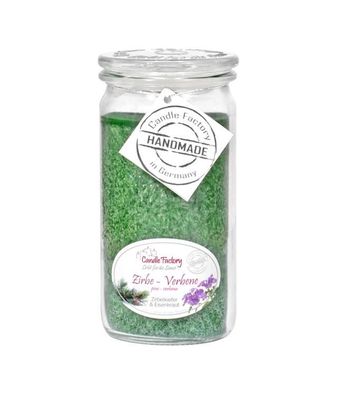 Mini-Jumbo Duftkerze im Weckglas, Zirbe - Verbene 1 St
